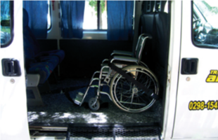 Transporte Angelito transporte para sillas de ruedas 